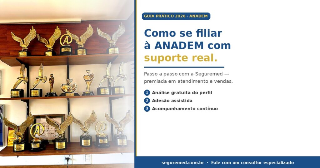 Como se filiar à ANADEM com suporte especializado em 2026