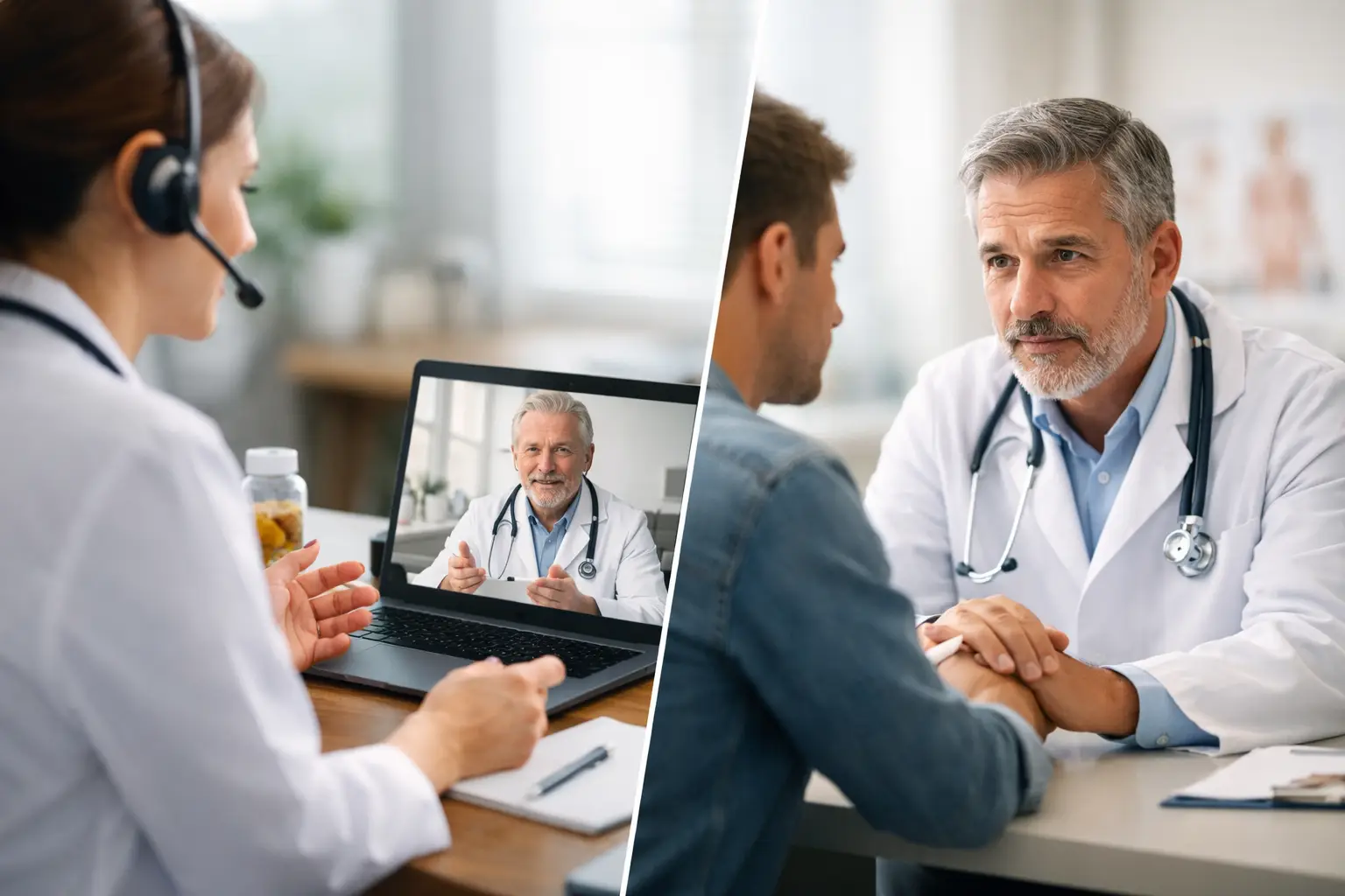 Telemedicina ou consulta presencial: riscos