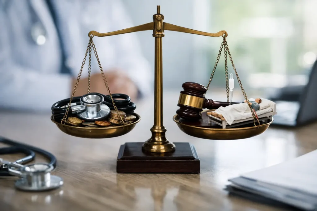 Custos de erro médico: o que pesa mais